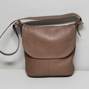 Coach Vintage Whitney Leather Saddle Flap Bag 4115.